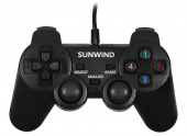 Геймпад SunWind SW-GP100M черный USB (1427308) от магазина РЭССИ