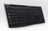 Клавиатура Logitech K270 черный/белый USB беспроводная Multimedia (920-003757) от магазина РЭССИ