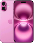 Смартфон Apple A3290 iPhone 16 Plus 128Gb розовый моноблок 3G 4G 1Sim 6.7" 1290x2796 iOS 18 48Mpix 802.11 a/b/g/n/ac/ax/be NFC GPS Protect от магазина РЭССИ