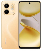 Смартфон Infinix X6532 Smart 9 128Gb 4Gb золотой моноблок 3G 4G 2Sim 6.7" 720x1600 Android 14 13Mpix 802.11 a/b/g/n/ac GPS GSM900/1800 GSM1900 TouchSc Protect FM microSD max2048Gb от магазина РЭССИ