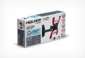 Кронштейн для телевизора Holder LCDS-5046 белый 22"-42" макс.30кг настенный поворот и наклон от магазина РЭССИ