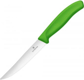 Нож кухонный Victorinox Swiss Classic (6.7936.12L4) стальной для стейка лезв.120мм серрейт. заточка салатовый от магазина РЭССИ
