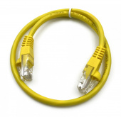 Патч-корд Buro UTP 4 пары cat5E CCA molded 0.5м желтый RJ-45 (m)-RJ-45 (m) от магазина РЭССИ