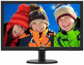 Монитор Philips 23.6" 243V5QHSBA (00/01) черный VA LED 16:9 DVI HDMI матовая 250cd 178гр/178гр 1920x1080 D-Sub FHD 3.66кг от магазина РЭССИ