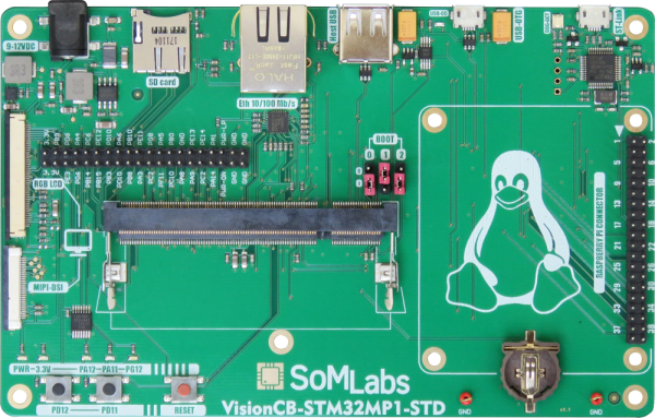 VisionCB-STM32MP1-STD v.1.1 от магазина РЭССИ