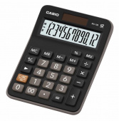 Калькулятор настольный Casio MX-12B черный/коричневый 12-разр. от магазина РЭССИ