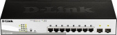 Коммутатор D-Link DGS-1210-08P DGS-1210-08P/G3A (L2) 8x1Гбит/с 2SFP 8PoE 65W настраиваемый от магазина РЭССИ