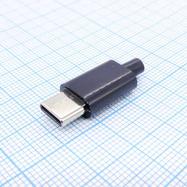 USB3.1 Type-C штекер пл. кожух от магазина РЭССИ