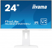 Монитор Iiyama 23.8" ProLite XUB2492HSU-W1 белый IPS LED 16:9 HDMI M/M матовая HAS Piv 1000:1 250cd 178гр/178гр 1920x1080 VGA DP FHD USB 5.4кг от магазина РЭССИ