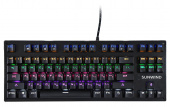 Клавиатура SunWind SW-K900G механическая черный USB Multimedia for gamer LED от магазина РЭССИ