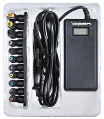 Блок питания Ippon D90U автоматический 90W 15V-19.5V 8-connectors 4.5A 1xUSB 2.1A от бытовой электросети LСD индикатор от магазина РЭССИ