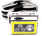 Фонарь наголовный аккум.HT-843 COB MicroUSB от магазина РЭССИ