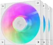 Вентилятор для корпуса Deepcool FD12 120х120x25 белый 4-pin 26.9дБ (упак.:3шт) (R-FD12-WHNPN3-G) Ret от магазина РЭССИ