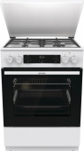 Плита Комбинированная Gorenje GKS6C71WF белый (металлическая крышка) реш.чугун от магазина РЭССИ