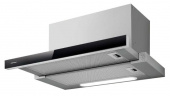 Вытяжка встраиваемая Jet Air Betta 60/GR/BK GL серый управление: кнопочное (1 мотор) от магазина РЭССИ