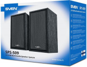 Колонки Sven SPS-509 2.0 черный 6Вт от магазина РЭССИ