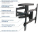 Кронштейн для телевизора Kromax ATLANTIS-60 черный 26"-65" макс.40кг настенный поворотно-выдвижной и наклонный от магазина РЭССИ