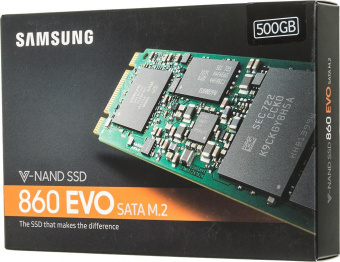 Накопитель SSD Samsung SATA III 500Gb MZ-N6E500BW 860 EVO M.2 2280 от магазина РЭССИ
