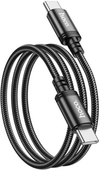 Кабель Hoco X89 Wind X89 WIND TYPE-C TO TYPE-C USB Type-C (m)-USB Type-C (m) 1м черный коробка от магазина РЭССИ