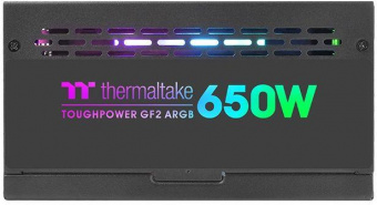 Блок питания Thermaltake ATX 650W Toughpower GF2 ARGB 80+ gold 24pin APFC 140mm fan color LED 9xSATA Cab Manag RTL от магазина РЭССИ