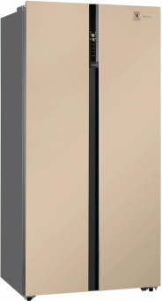 Холодильник Weissgauff WSBS 600 BeG NoFrost Inverter 2-хкамерн. бежевый (двухкамерный) от магазина РЭССИ