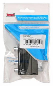 Адаптер аудио-видео Buro SCART (m)/3хRCA (f)/S-VIDEO (f) черный (BSP005) от магазина РЭССИ