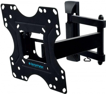 Кронштейн для телевизора Kromax OPTIMA-214 черный 20"-43" макс.30кг настенный поворотно-выдвижной и наклонный от магазина РЭССИ