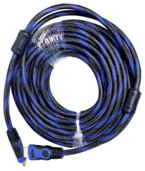 Кабель соединительный аудио-видео Premier 5-813BL HDMI (m)/HDMI (m) 15м. феррит.кольца черный/синий (5-813BL 15.0) от магазина РЭССИ