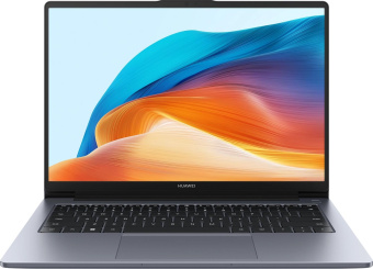 Ноутбук Huawei MateBook D 14 MDG-X Core i5 13420H 16Gb SSD512Gb Intel UHD Graphics 14" IPS FHD (1920x1080) Windows 11 Home grey space WiFi BT Cam (53014BRW) от магазина РЭССИ