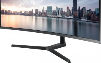 Монитор Samsung 34" Curved C34H890WGR серебристый VA LED 21:9 HDMI матовая HAS Pivot 300cd 178гр/178гр 3440x1440 DisplayPort Ultra HD 2K (1440p) USB 7.9кг от магазина РЭССИ