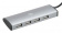 Картинка Разветвитель USB-C Digma HUB-4U2.0-UC-DS 4порт. серебристый от магазина РЭССИ Разветвитель USB-C Digma HUB-4U2.0-UC-DS 4порт. серебристый от магазина РЭССИ