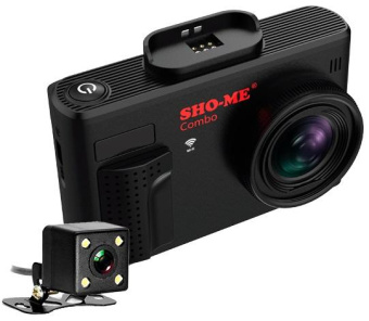 Видеорегистратор с радар-детектором Sho-Me Combo Note WiFi DUO GPS ГЛОНАСС черный от магазина РЭССИ