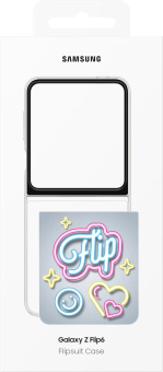 Чехол (клип-кейс) Samsung для Samsung Galaxy Z Flip6 Flipsuit Case Flip 6 (F741) прозрачный/прозрачный (EF-ZF741CTEGRU) от магазина РЭССИ