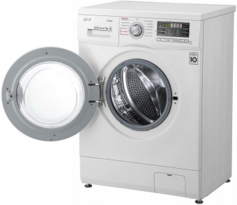 Стиральная машина LG F1296HDS1 класс: A загр.фронтальная макс.:7кг белый от магазина РЭССИ