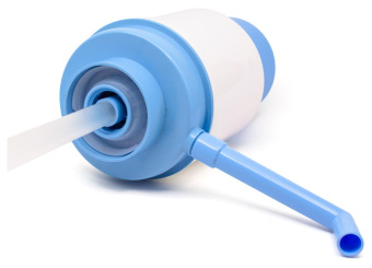 Помпа для 19л бутыли Aqua Work Дельфин Квик механический голубой/белый картон от магазина РЭССИ