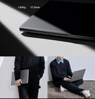 Ноутбук Lenovo Xiaoxin Pro16 AHP9 Ryzen 7 8745H 24Gb SSD1Tb AMD Radeon 780M 2Gb 16" IPS 2.5K (2560x1600) Windows 11 Home grey WiFi BT Cam от магазина РЭССИ