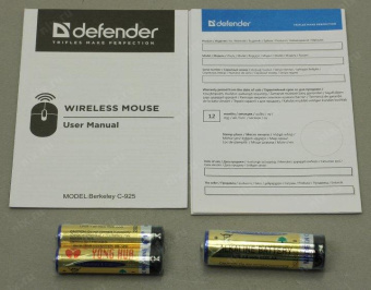 Клавиатура + мышь Defender Berkeley C-925 клав:черный мышь:черный/красный USB беспроводная slim Multimedia Touch (45925) от магазина РЭССИ