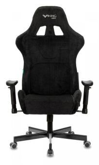 Кресло игровое Zombie VIKING KNIGHT Fabric черный Light-20 с подголов. крестов. металл от магазина РЭССИ