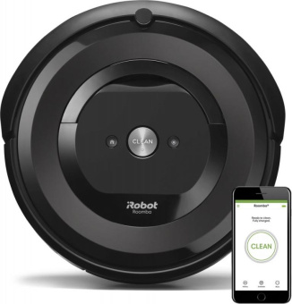 Пылесос-робот Irobot Roomba e5 серый/черный от магазина РЭССИ