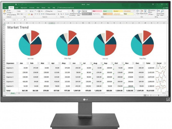 Монитор LG 27" UltraWide 27UK670-B черный IPS LED 16:9 HDMI матовая HAS 300cd 178гр/178гр 3840x2160 DP 4K USB 6.99кг от магазина РЭССИ