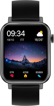 Смарт-часы SunWind SW40 1.69" TFT корп.черный рем.черный (SW40B) от магазина РЭССИ