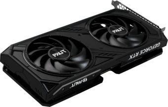 Видеокарта Palit PCI-E 4.0 RTX4070 SUPER DUAL OC NVIDIA GeForce RTX 4070 Super 12Gb 192bit GDDR6X 1980/21000 HDMIx1 DPx3 HDCP Ret от магазина РЭССИ
