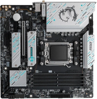 Материнская плата MSI B650M GAMING PLUS WIFI SocketAM5 AMD B650 4xDDR5 mATX AC`97 8ch(7.1) 2.5Gg RAID+VGA+HDMI+DP от магазина РЭССИ