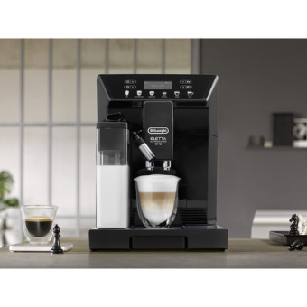 Кофемашина Delonghi Eletta Cappuccino Evo ECAM46.860.B 1450Вт черный/серебристый от магазина РЭССИ