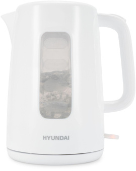 Чайник электрический Hyundai HYK-P3501 2.5л. 2200Вт белый корпус: пластик от магазина РЭССИ