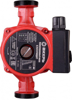 Насос циркуляционный Вихрь Ц-25/8 СТАНДАРТ 245Вт 7800л/час (68/7/11) от магазина РЭССИ