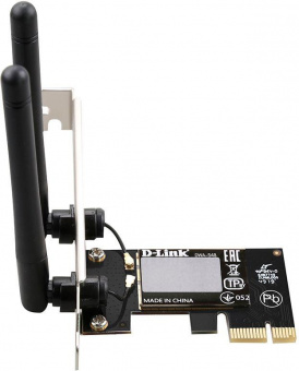 Сетевой адаптер WiFi D-Link DWA-548 N300 PCI Express (ант.внеш.несъем.) 2ант. от магазина РЭССИ