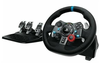 Руль Logitech G29 14кноп. (с педалями) черный от магазина РЭССИ