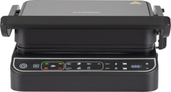 Электрогриль Hyundai HYG-7001 2000Вт черный/черный от магазина РЭССИ