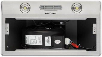 Вытяжка встраиваемая Krona Runa 600 S нержавеющая сталь управление: кнопочное (1 мотор) от магазина РЭССИ